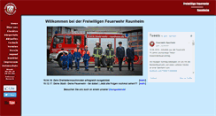 Desktop Screenshot of feuerwehr-raunheim.de
